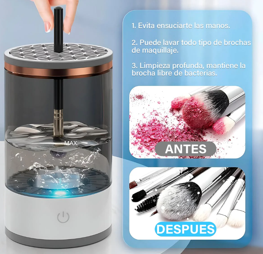 Limpia Brochas Electrico Brush Cleaner