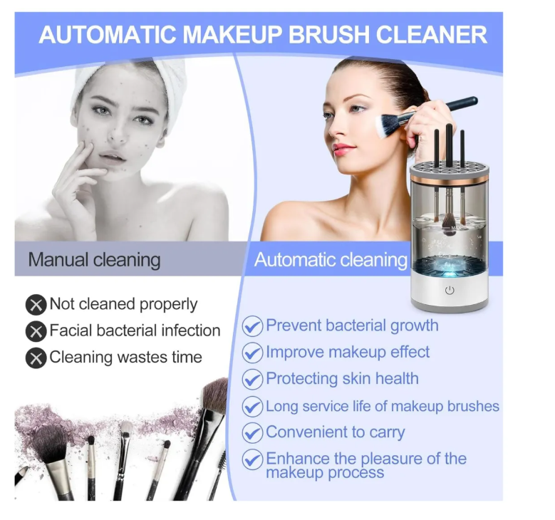 Limpia Brochas Electrico Brush Cleaner