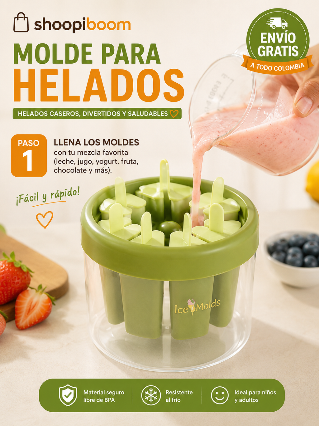 Molde Para Helados Caseros