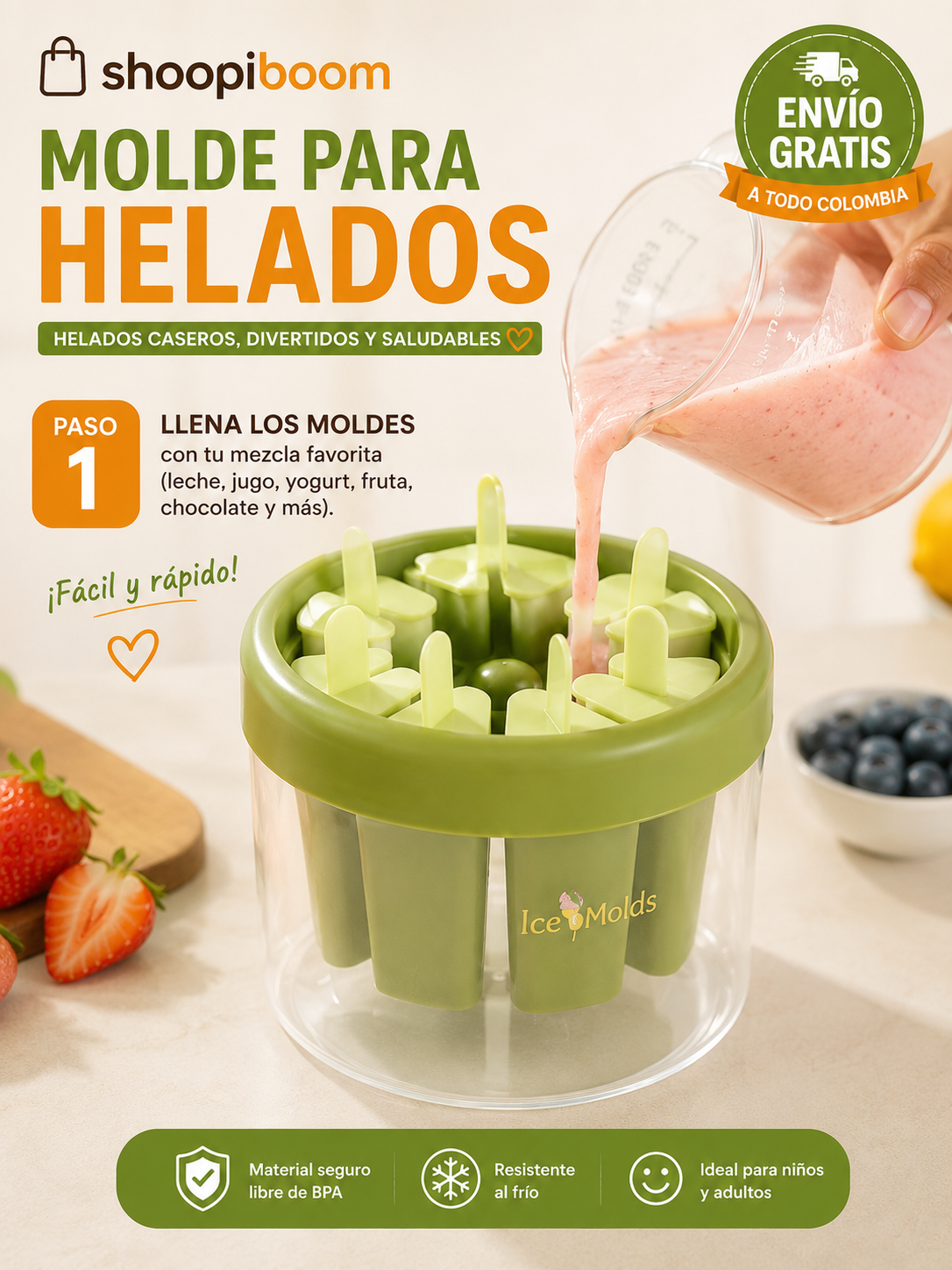 Molde Para Helados Caseros