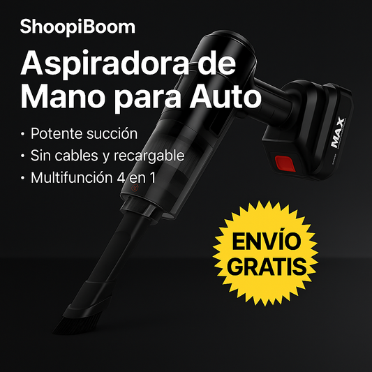 Aspiradora Inalámbrica Para Autos y Hogar