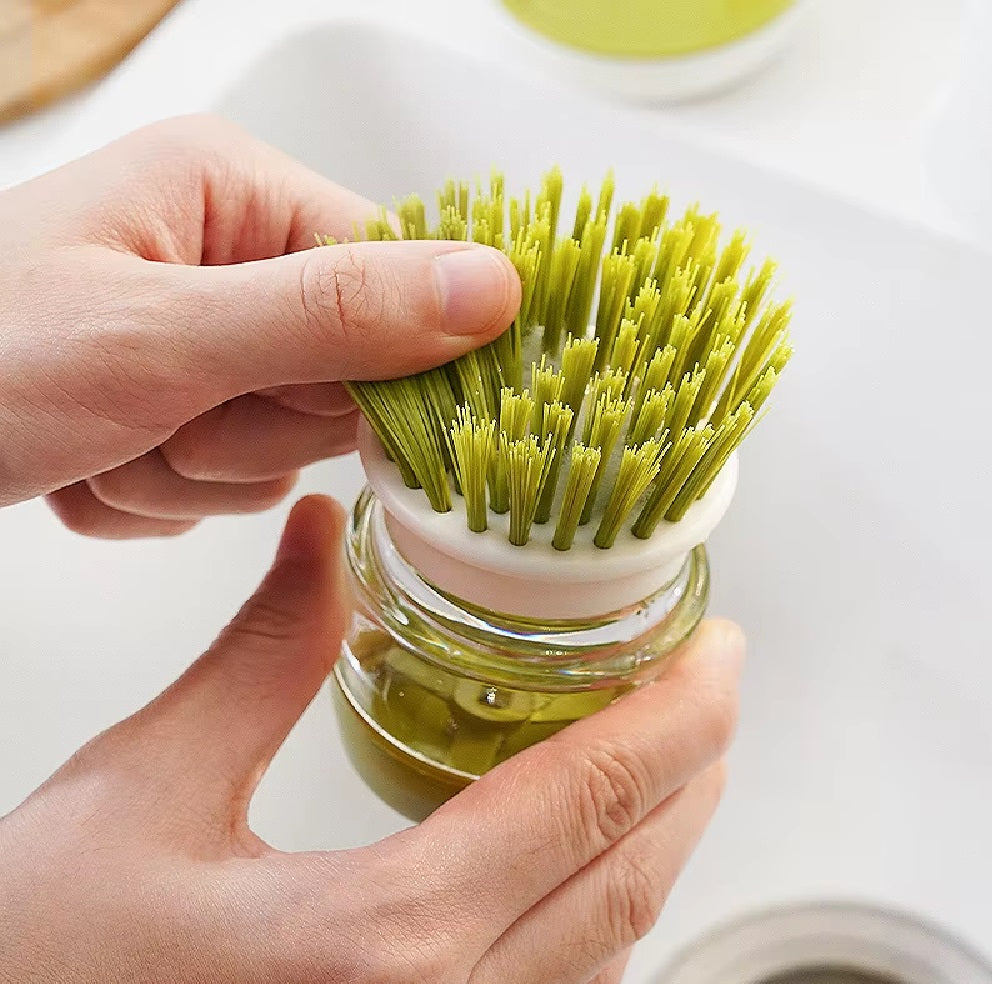 Cepillo Dispensador De Jabón Para Cocina