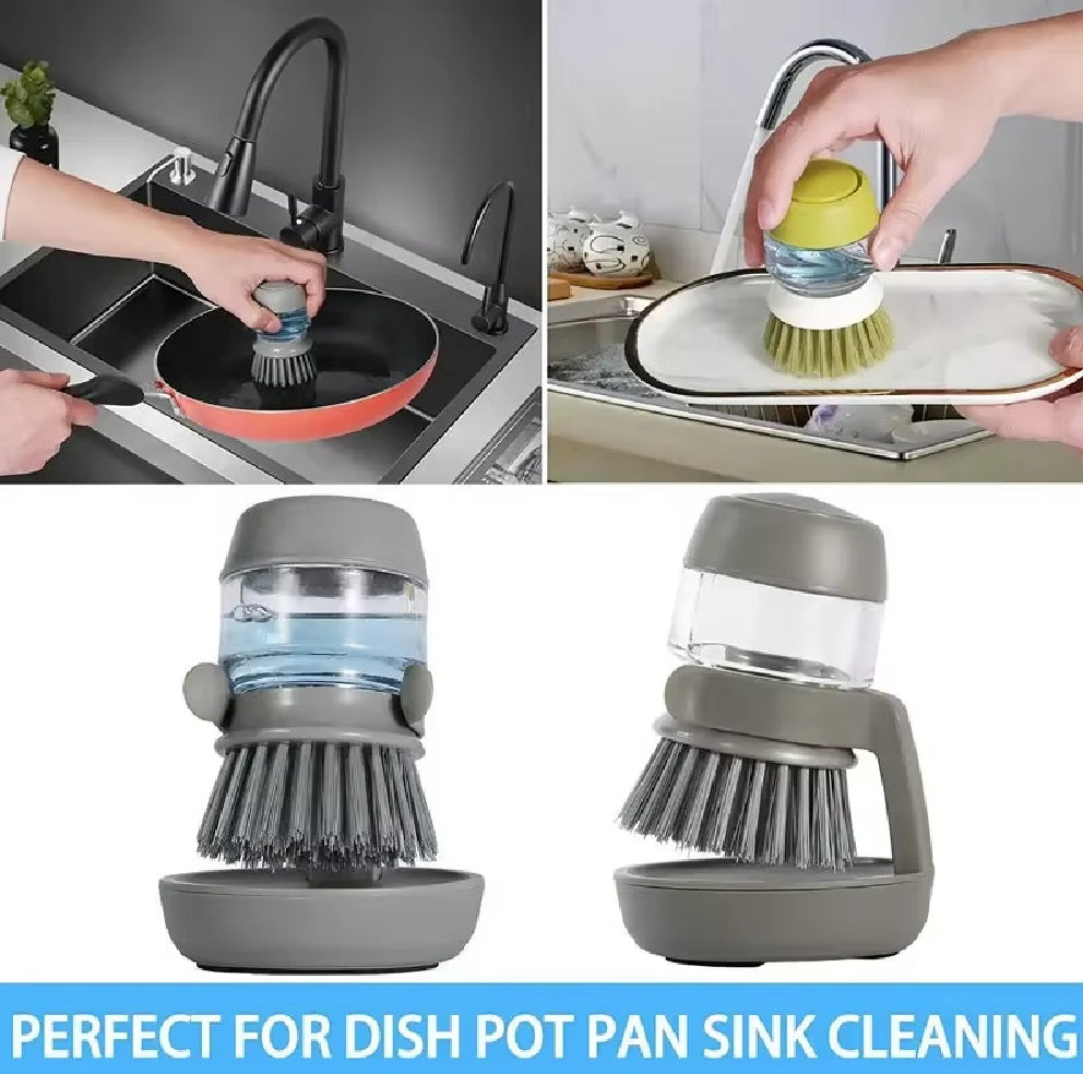 Cepillo Dispensador De Jabón Para Cocina