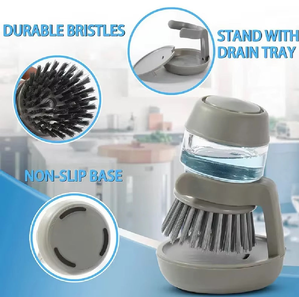 Cepillo Dispensador De Jabón Para Cocina